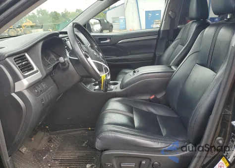 2018 Toyota Highlander Se from USA, damaged, VIN 5TDJZRFH4JS840146